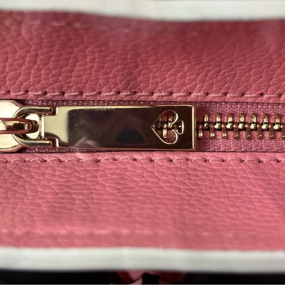 Kate Spade Blush Pink Eva Satchel Bag Shoulder bag Crossbody Vacation - Picture 9 of 9